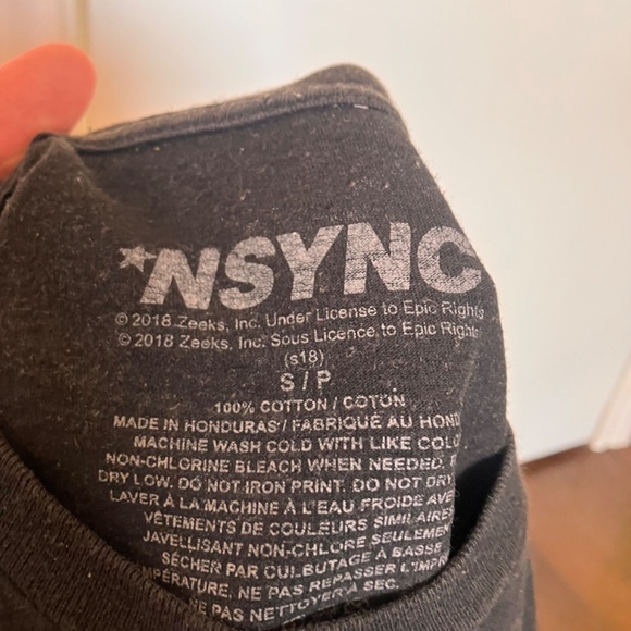 Nsync shirt live tour Justin Timberlake - Picture 3 of 4